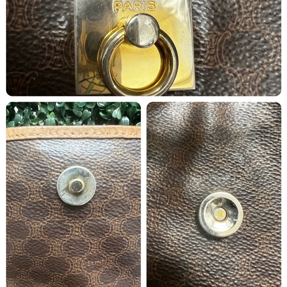 Celine Tan and Brown Backpack with Luxurious Design (SMALL) - Picture 7 of 13